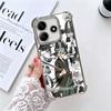 Bleach Kisuke Urahara Plating Phone Case For Xiaomi Redmi Note 14 15 Pro Plus 13 12 11 11S 11T 10 9S 9 5G Anti-Fall Airabag Cove