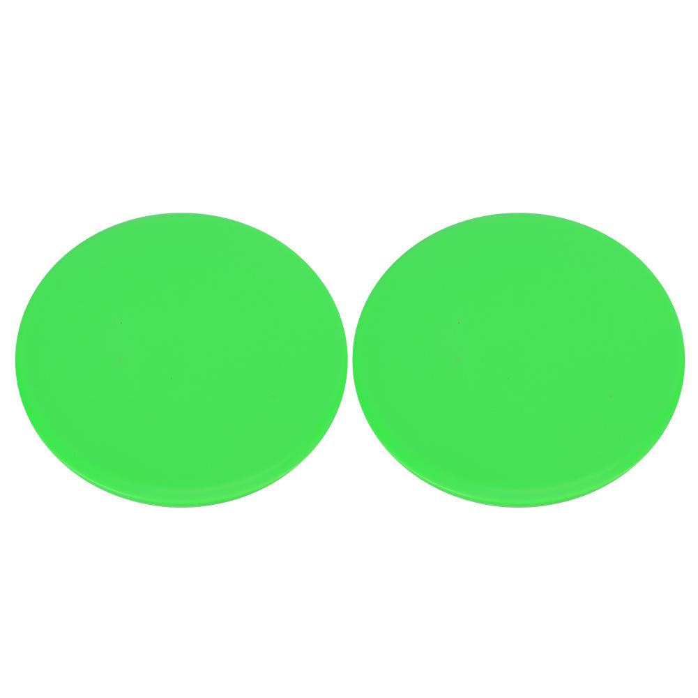 2 Buc Placă Glisantă Viteză Rapidă Pad Echilibru Coordonare Corp Întreg Disc Glisant Rotund Verde