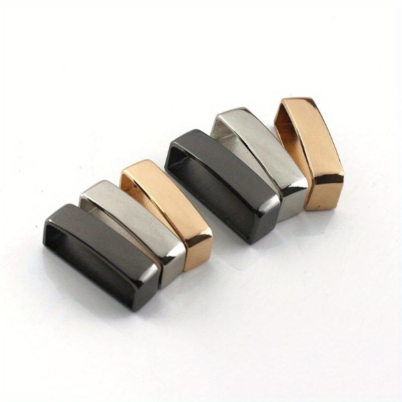 2Pcs 35/40mm Alloy Belt Keeper D Shape Belt Loop Ring Strap Buckle Leather Craft Belt Accessories Bag Strap Parts