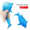 1Pcs Stretchy Stress Squish Ball  Shark Stress Balls Dolphin Squeeze Ball Sea Animal Decompression Toys For Kids Adults