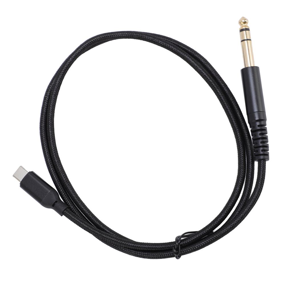 USB C To 6.35mm Male Cable Type C To 1 4 Inch Auxiliary Jack Stereo Audible Adapter Cord for Amplifier Mixer Speaker