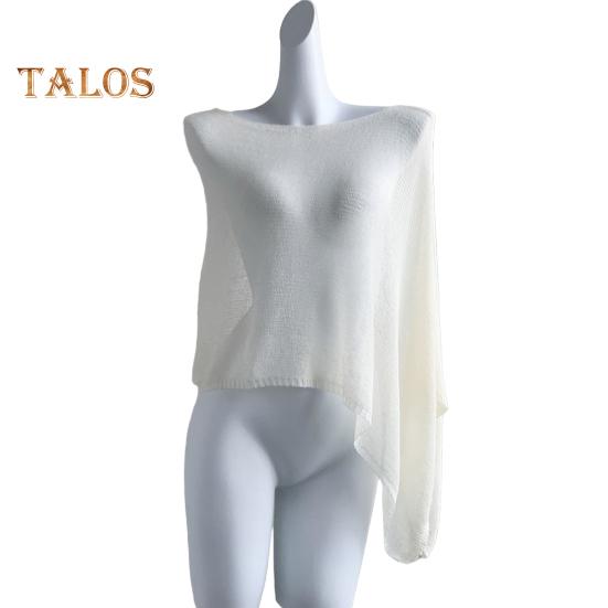 

Женские топы, однотонные, с косым воротником, неровным подолом, эластичная блузка свободного кроя, повседневная вискозная блузка, повседневная одежда абрикосовый