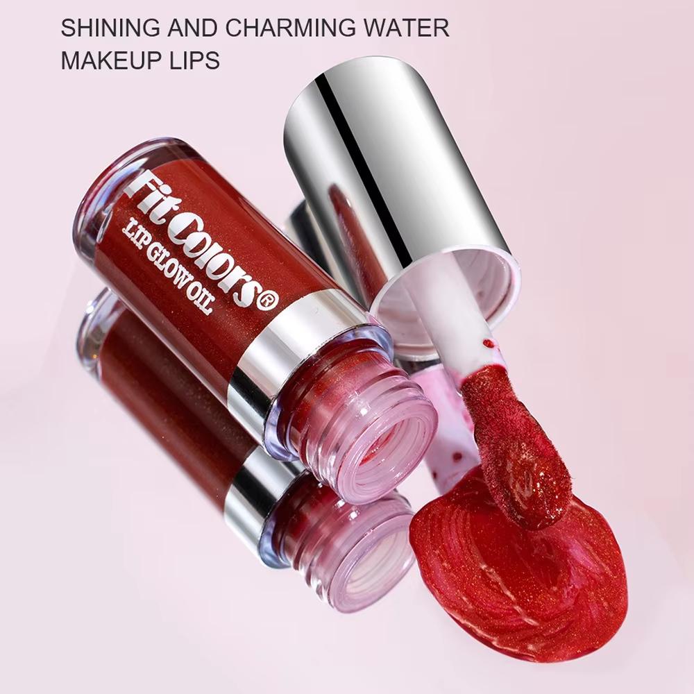 Moisturizing Mirror Effect Lip Glaze, Available In 6 Colors, Refreshing Non-Greasy Formula, Glossy Shine and Long-Lasting Wear Liquid Lipstick Makeup