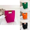 Stylish Women's Tote Bag Summer Trendy Large Capacity Handbag In Black Green Orange Fuchsia And Khaki