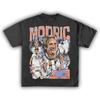 Camiseta Oversized Bootleg Vintage Luka Modrić Real Madrid #10, Camiseta Gráfica de Lenda do Futebol, Top Casual Unissex