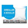 Oreiller à bouillir - Marque - 60x60 cm - Fibre creuse siliconée - Lavable à 90°