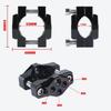 Motorcycles Handlebar Bumper Mount Brackets Clamp For LED Spot Fog Light Spotlight Fog Light Aluminum Metal Accessory 17-32mm