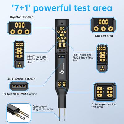 TO2 Máquina de Prueba de Optoacoplador Multifunción Probador de Mantenimiento Electrónico IGBT, Transistor NPN, Tubo NMOS, Tubo PMOS, 431, etc.