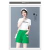 Summer Shorts Women's High Waist Wide Leg Pants Thin Loose Fifth Pants Ins Fashion Leisure Sports Commute