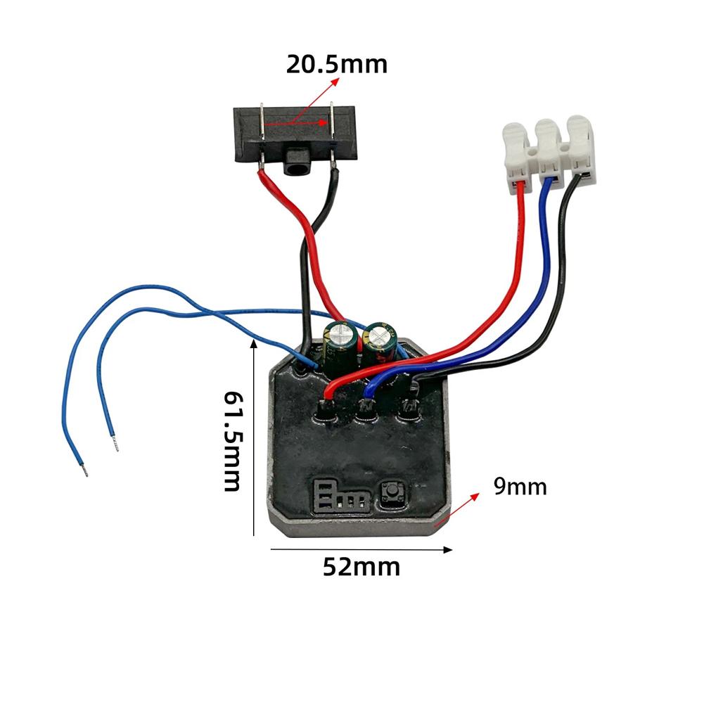 1pc Brushless Lithium Electric Driver Angle Grinder Controller Board For Power Tool Parts Accessories