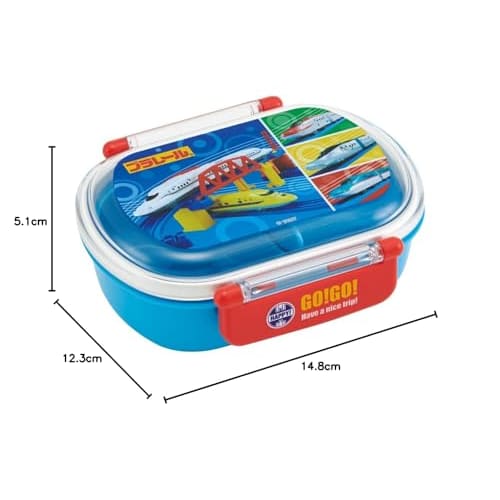 Skater Children's Ag+ Antibacterial Soft-Serving Lunch Box, 360ml, Plarail 21, Made in Japan (QAF2BAAG-A)