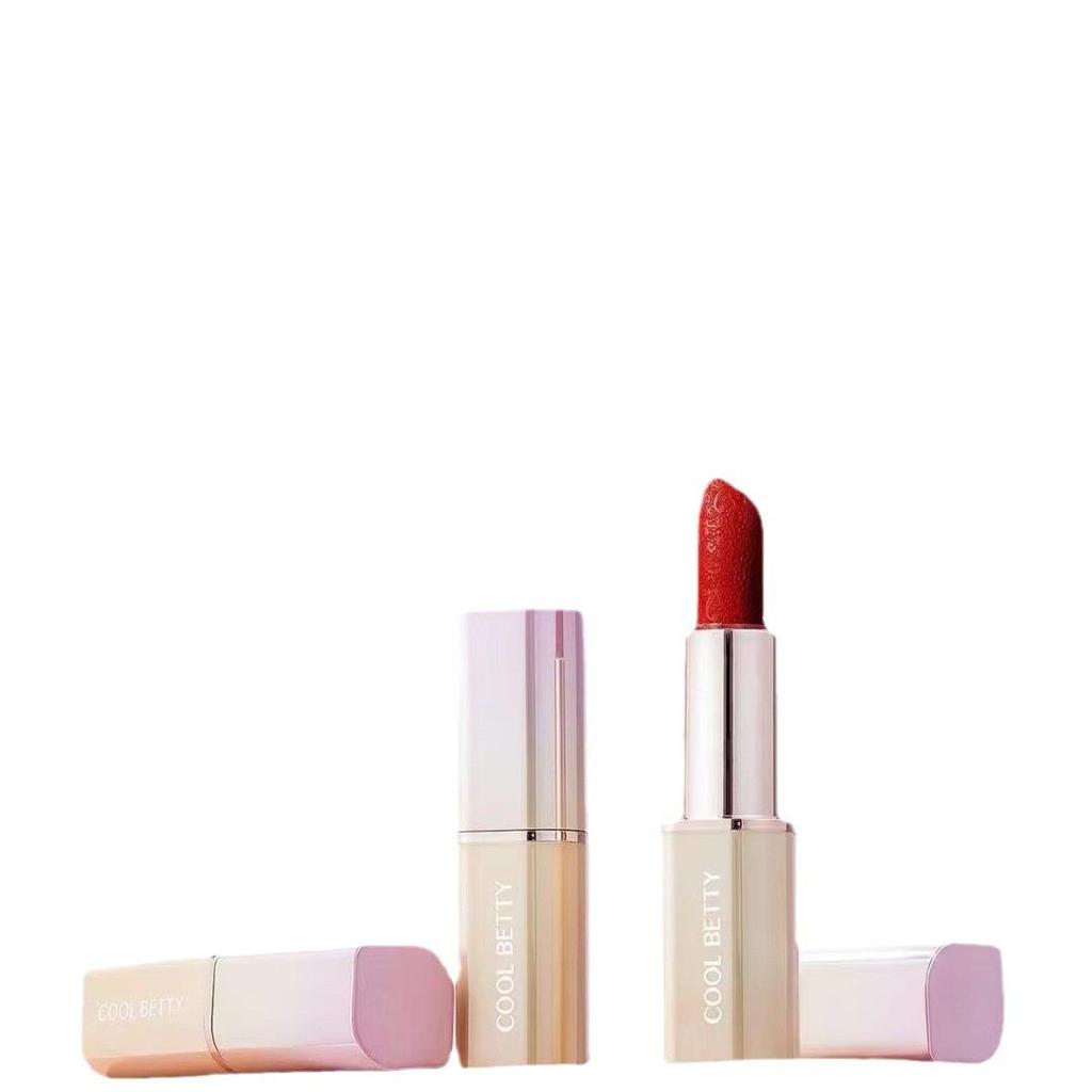 Pretty Girl Pink Mist Rose Velvet Matte Lipstick: High-End, Rich Color, Simple Fashion