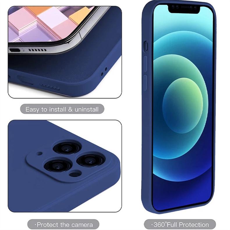 For iPhone 15 Pro Max Case iPhone 15 Pro Max Cover Coque Fundas Soft TPU Original Liquid Silicone Back Bumper iPhone 15 Pro Max