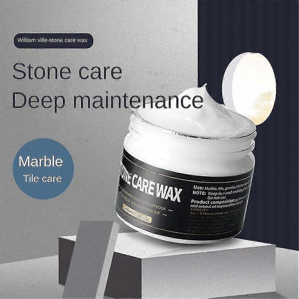 85g Manual Natural Polishing Care Wax for Stone Furnitures & Tiles - Ri