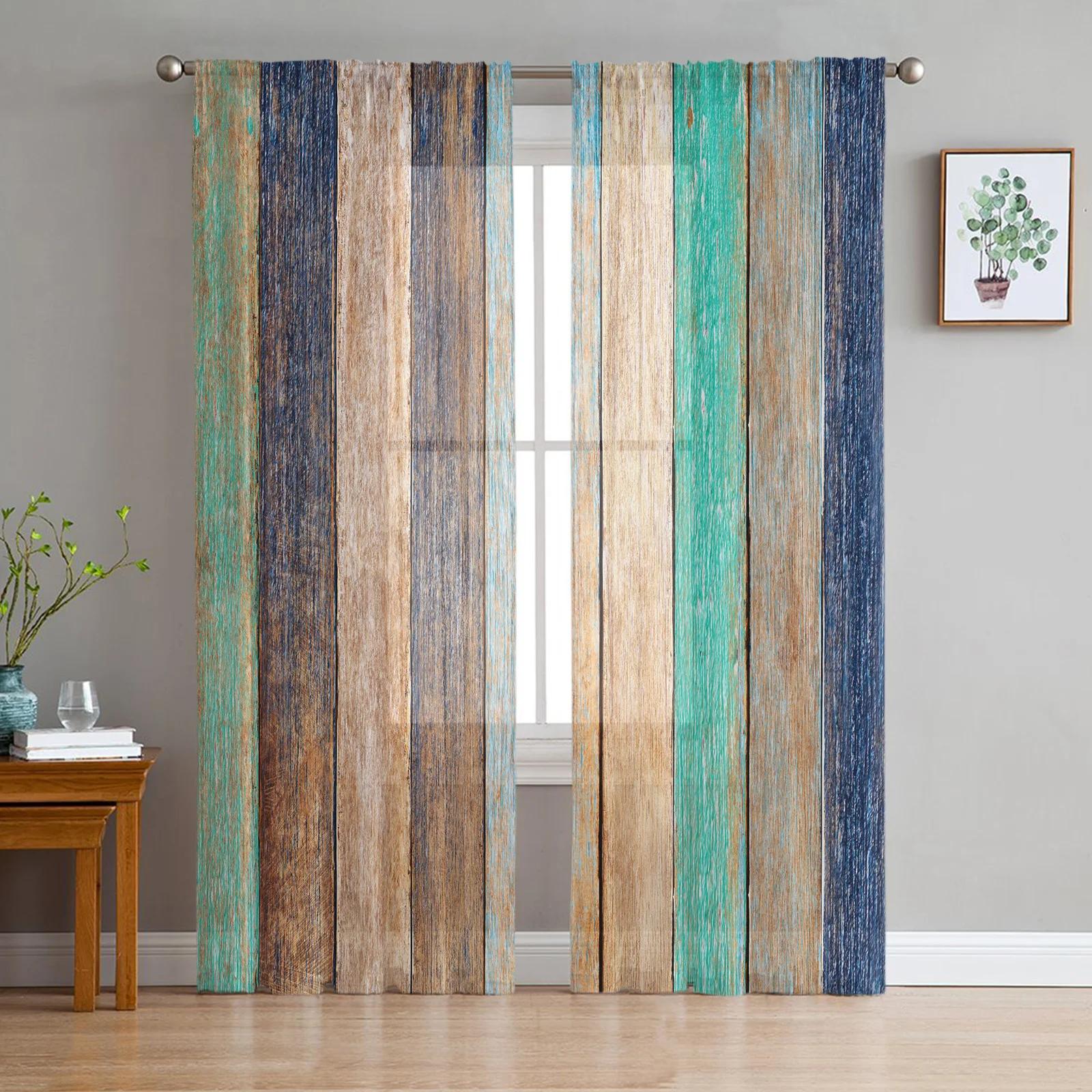 Regenboog Sterrenlicht Droom Tule Doorzichtige Gordijnen ideaal voor Woonkamer Decoratie Raambekleding voor Slaapkamer Ruimte Keukenruimte Voile Organza Gordijnen W135 x H137cm x1&Grommet Top