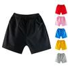 Children's Cotton Joggers & T-Shirt Set - Solid Color Uniform for Boys