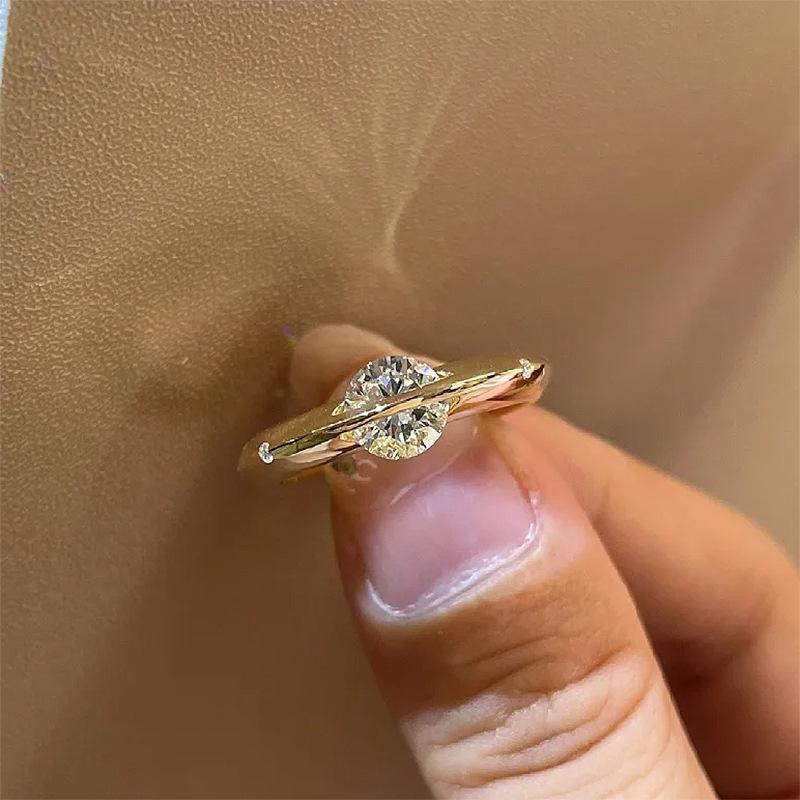 Xiaohongshu Bestseller: Light Luxury Planet Matte Silver Open Ring, Rotatable, Micro-set Zirconia. Adjustable