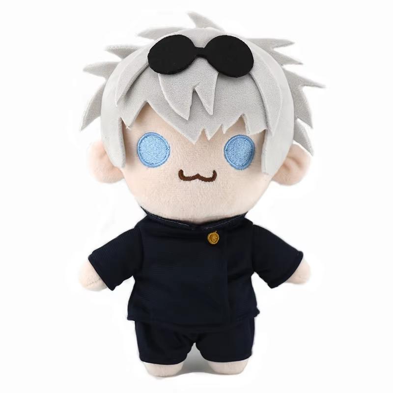 

20 см Новая ручная кукла-плюшевая игрушка Jujutsu Kaisen Игрушки Милые Мягкие Набивные Куклы-Подушки Годжо И Гэто Для Ребенка Подарок на День Рождения Рождество