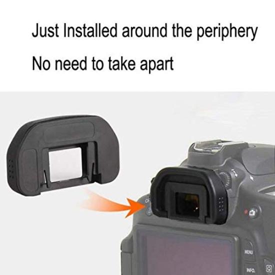 EB 80D Eyepiece Eyecup Viewfinder for Canon EOS Mark Mark Mark Mark I Cameras BTER Viewfinder Eyecup with Hot Shoe Cover 80D/70D/60D/50D/40D/20D/5D