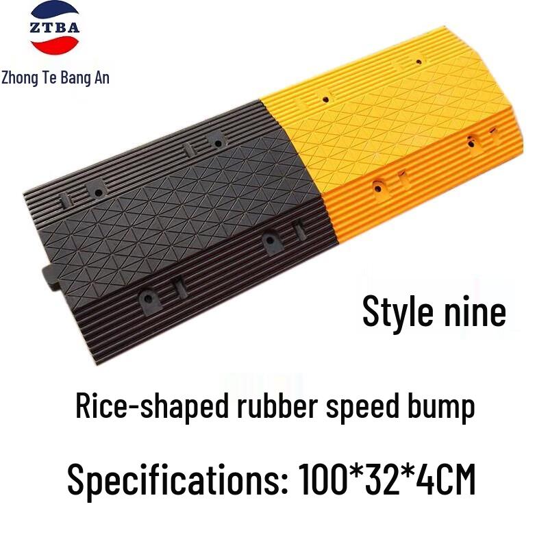 Rubber Road Speed Bump 4cm