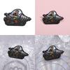 Cartoon Tank Playful Drill Brooch Unique Alloy Pin For Fashionable Gamers And Fans