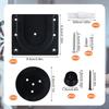 Quick Install Dart Board Wall Mount Bracket Dart Board Display Stand Kit  Games Wall Garage