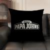 Brand P-Papa J-John'S Cushion Cover Summer Breathable Linen Organic Fabric Double-Sided Printing Sofa Pillow Case Home Decor