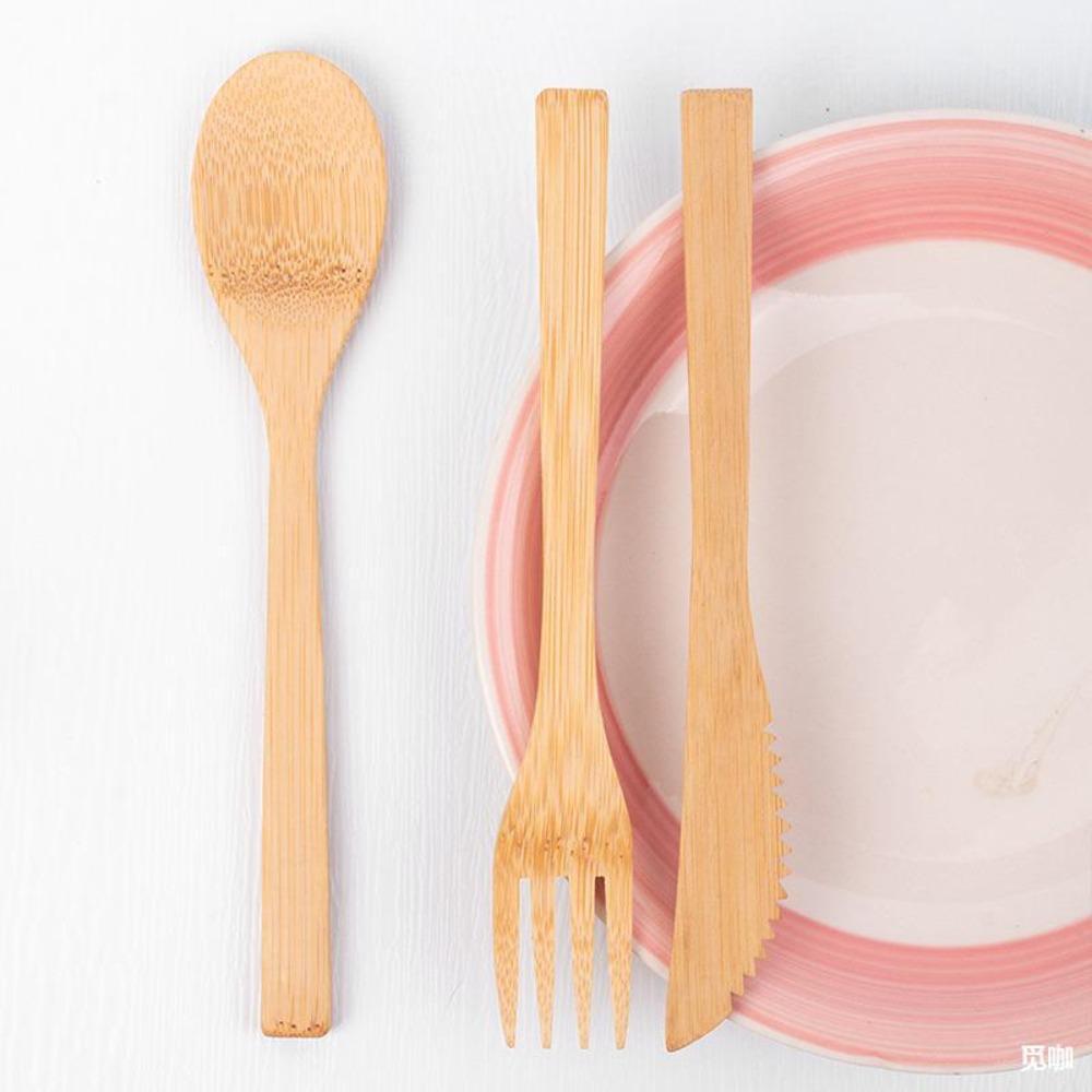Anti-drop Bamboo Spoon Natural Materials Teaspoon Household Honey Spoon  Yogurt