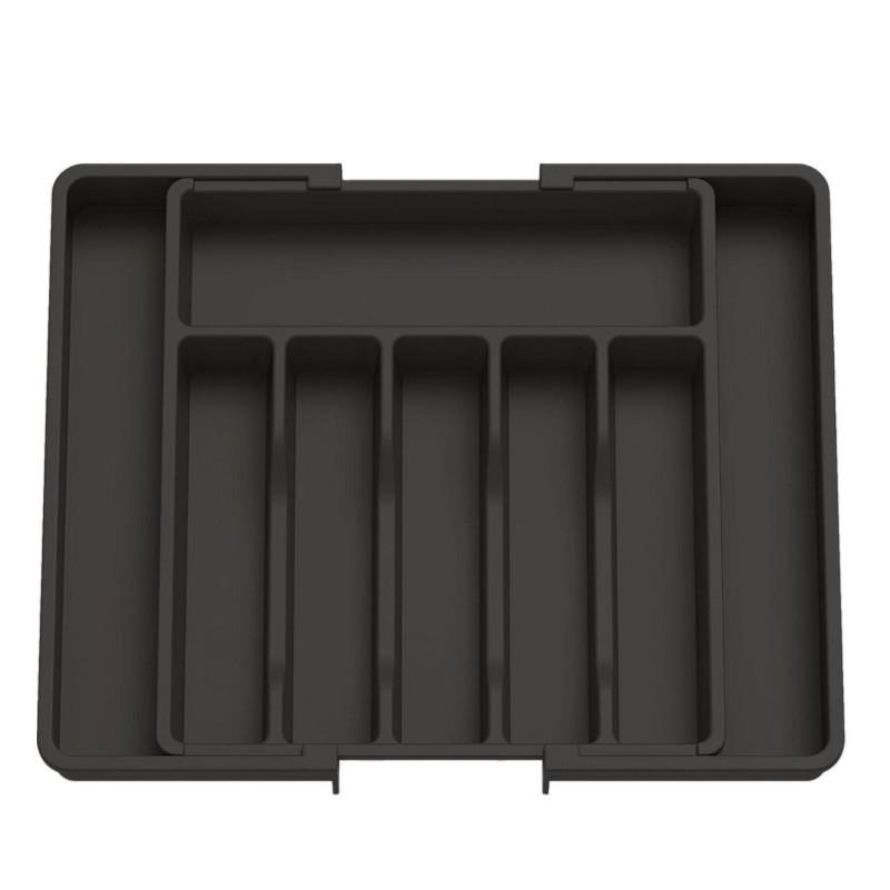 New Expandable Plastic Drawer Cutlery Tray New Floor Knife and Fork Storage Box