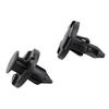 100 Pcs Black Plastic 8Mm Car Rivets Panel Clip Screw Fastener