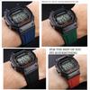 For G-SHOCK Casio GW6900 DW5600 GW-B5600 GM-5600 waterproof Raised silicone strap DW-5600 soft men's bracelet 24-16mm Convex