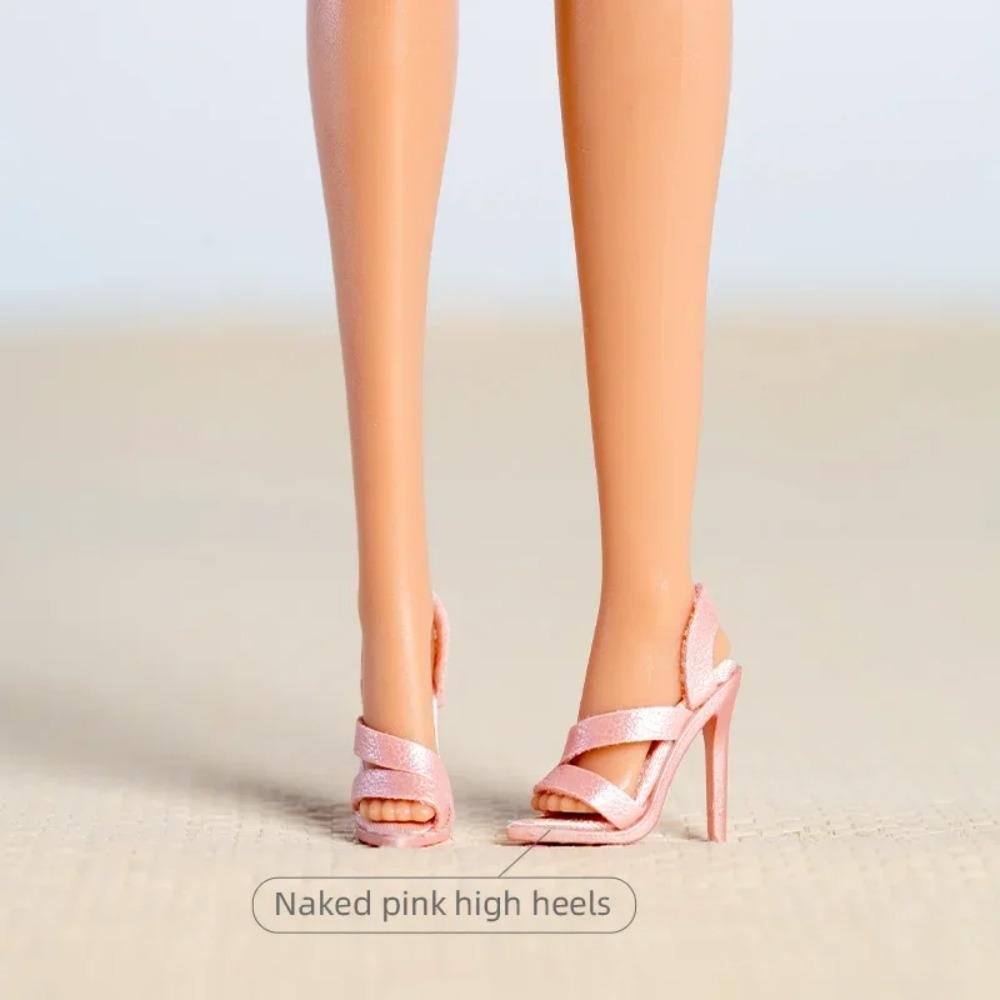 32cm Supermodel Doll High Heels Ankle Boot 1/6 BJD Shoes Accessories Wearable Princess Girl Doll Shoes DIY Toys Collector