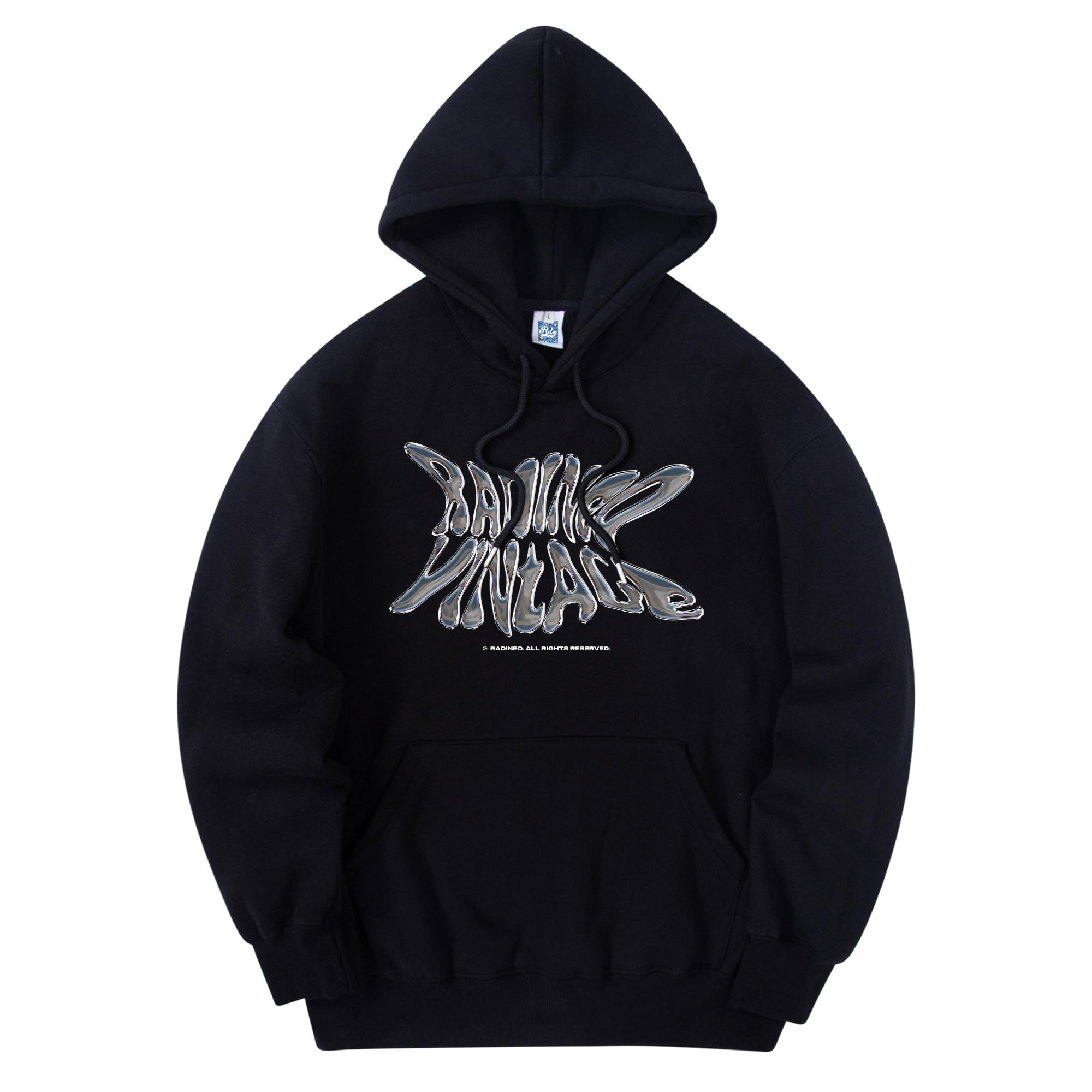 Radineo Retro Hoodie Black L
