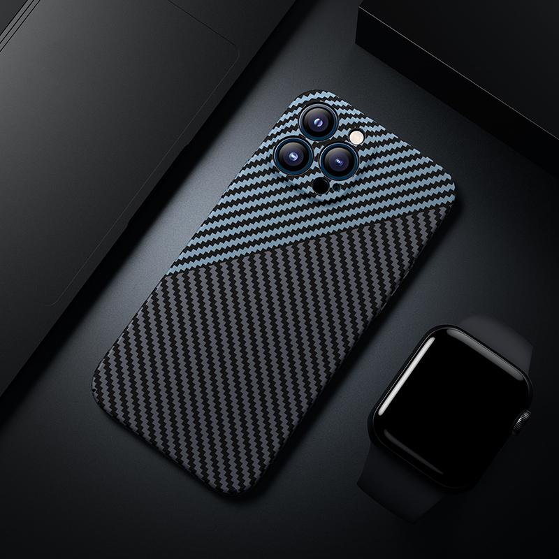 Ultra dünne Karbonfaser Skin Hülle für iPhone 16E 17 Air 16 15 14 Plus 13 12 11 Pro Max Schutzhülle Matte Harte PC Abdeckung
