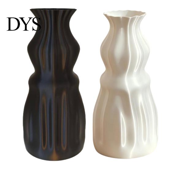 Minimalistisches Wohnaccessoire 3D-gedruckte Blumenvase, Moderner Dekorationsbehälter, Umweltfreundliches PLA Tischdekoration Blumenarrangement Halter für