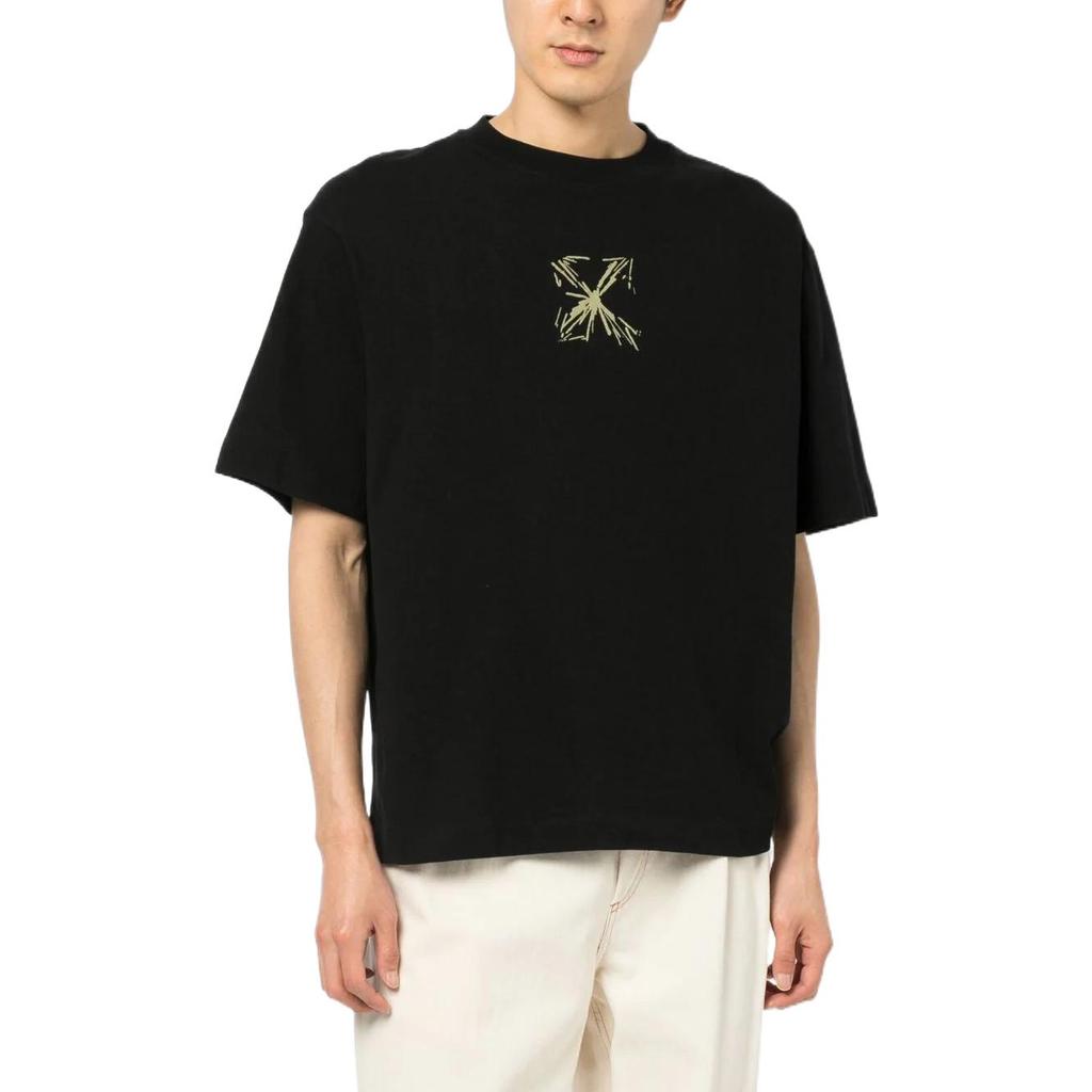 OFF WHITE SS23 T Shirt Men's Black OMAA120S23JER0021017