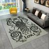 Viking Norse Mythology God Loki Rune Area Rug,Carpet Rug for Living Room Bedroom Sofa Doormat Kitchen Decor,Non-slip Floor Mat