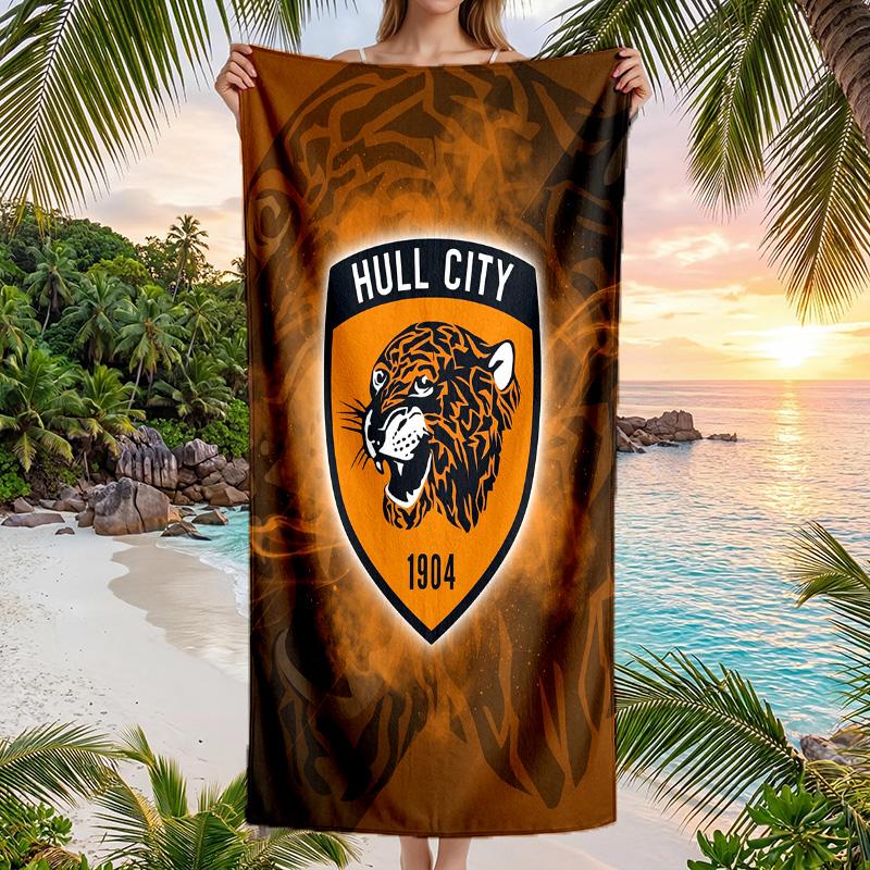 Hull FC Mode Strandtuch Tragbar Weich Schnelltrocknend Handtuch Für Schwimmen Camping Urlaub