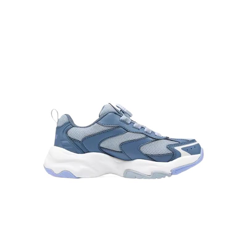 Skechers Kids Versatile Simple Fashion Non-Slip Low-Top Training Shoes Kids sneakers Blue 405292L-BLU