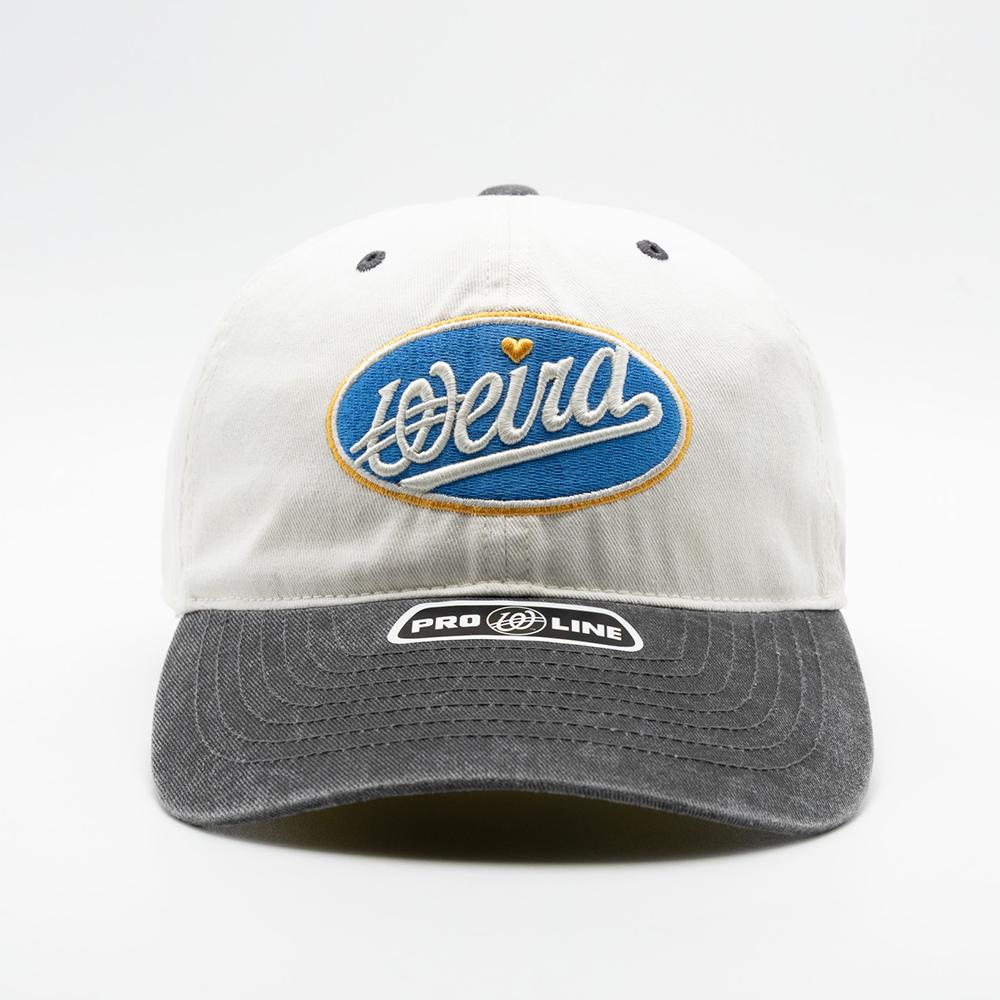 Wieoldeuwoldeu Circle Logo Patch Pigment Color Block Ball Cap