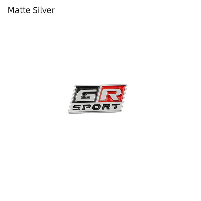 1Pcs 2.8cm 3D Mate GR Logo Car Steering Wheel Panel Emblems Badge Sticker For GR Sport Interior Decals