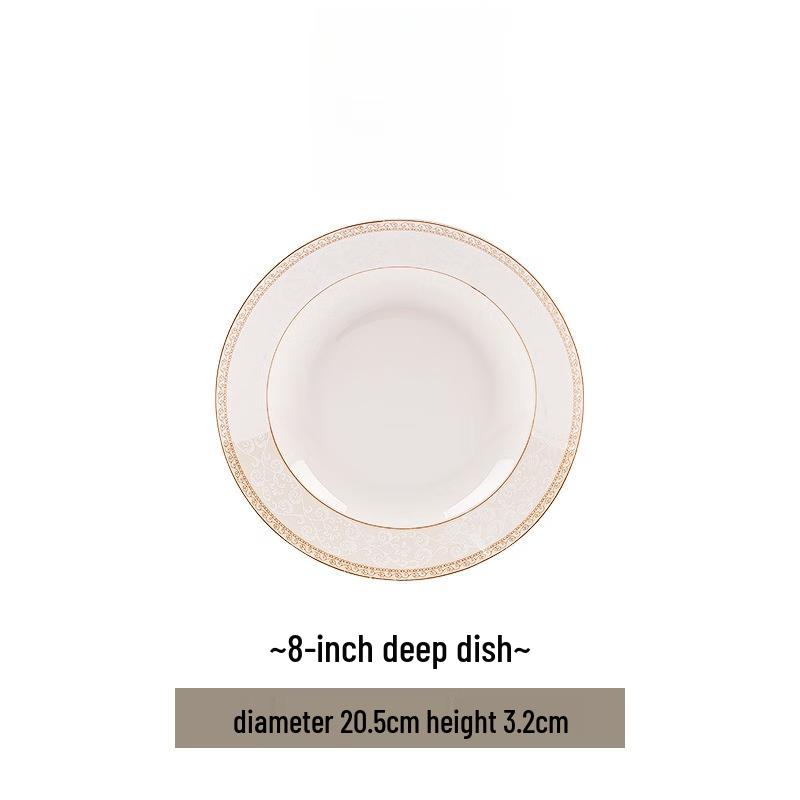 Mod Lanca Nordic Floral Keramik Speiseteller