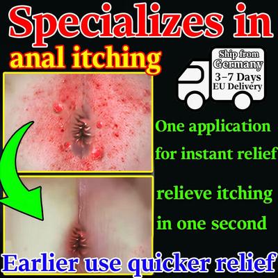 Itchy Anus Relief Gel - Herbal Formula Non-Irritating & Gentle