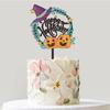 Halloween Cake Decoration Castle Color Printing Acrylic Cake Card Party Supplies Cake Decoration