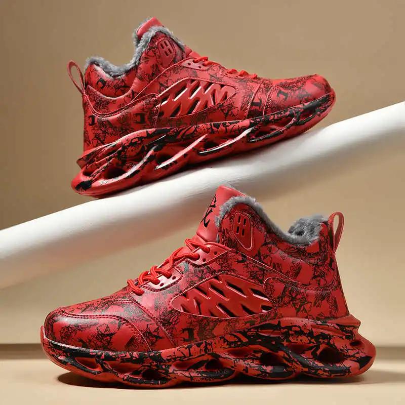 Fashion Mid Zimni Brand Basketball For Men Mary Jane Men's Comfortable Shoes Men Luxury Sneakers Sport Hand Made High-quality Style