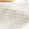 Hanyou Waterproof Waffle Shower Curtain