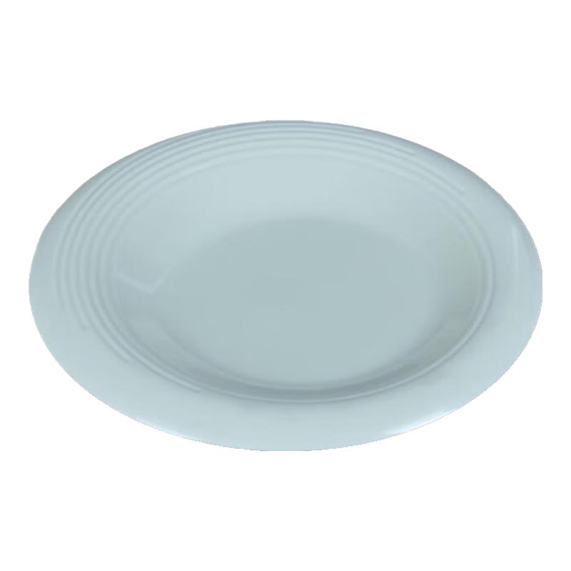 Assiette plate ronde en mélamine de style chinois