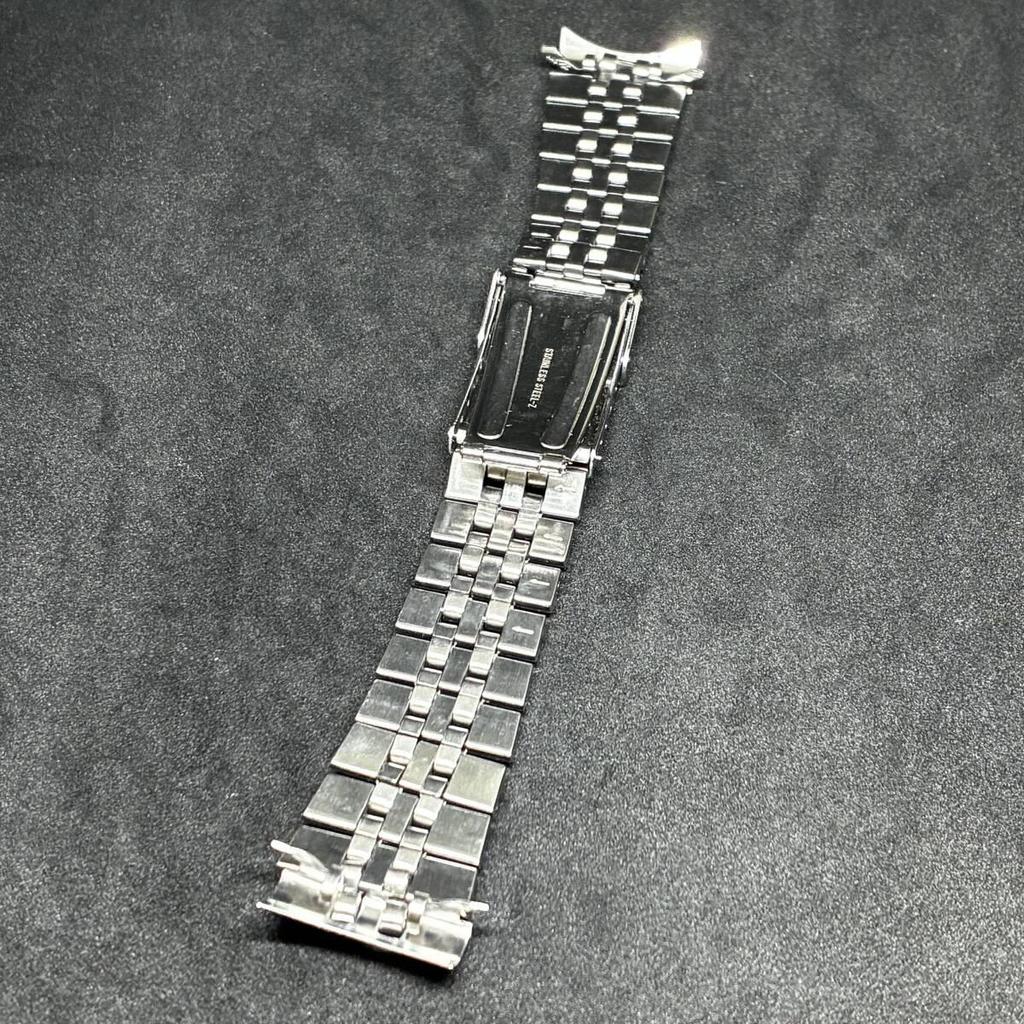 Used SEIKO Black Boy Stainless Steel Watch Band 22mm