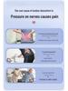 Breathable Lumbar Support Belt for Disc Protrusion with Abdominal and Steel Plate Support