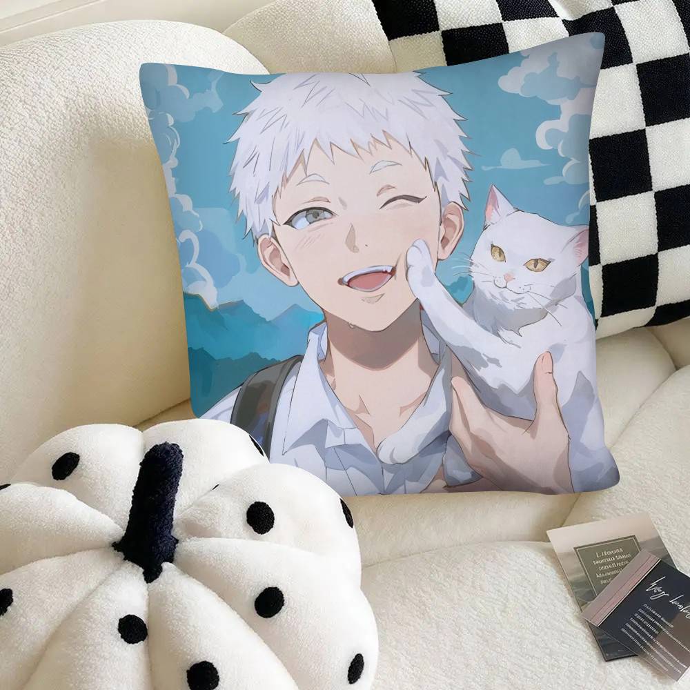 The Summer Hikaru Died HOT Anime CUTE Pillow Case Square Pillow Bedroom Sofa Leisure Comfort Cushion Car Home Decoration
